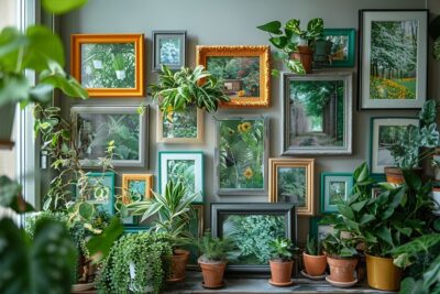 15 idées innovantes pour créer un mur de cadres qui transforme votre espace de vie en une galerie d'art personnalisée