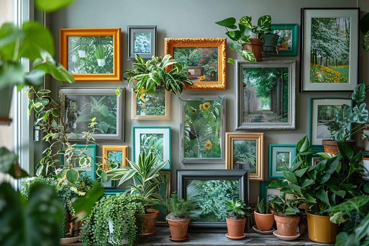 15 idées innovantes pour créer un mur de cadres qui transforme votre espace de vie en une galerie d'art personnalisée