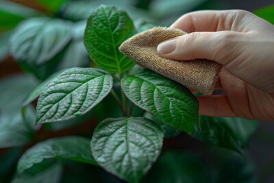 Ces techniques simples et sûres pour nettoyer les feuilles de vos plantes d'intérieur