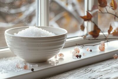 Une méthode surprenante avec un bol d'eau salée pour combattre l'humidité cet hiver